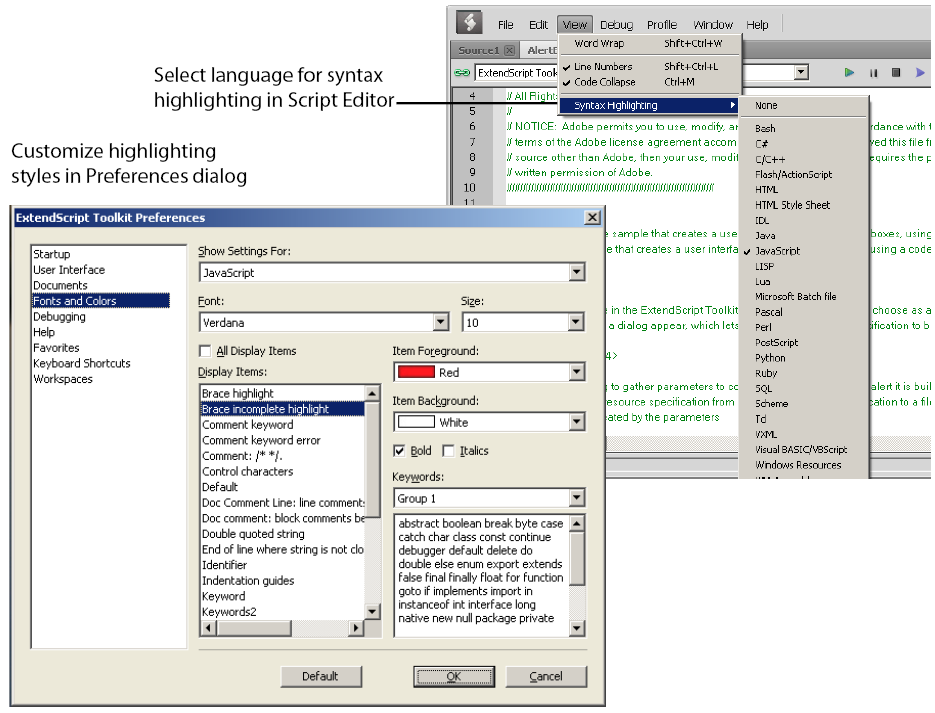 Syntax Marking