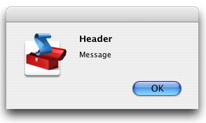 MacOS Alert w/ Icon