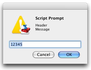 MacOS prompt