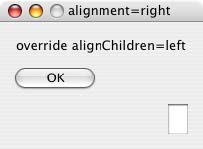 override alignChildren = left